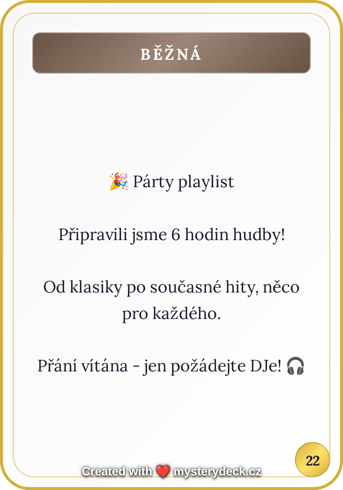 Klasická karta #22 - Neobvyklá